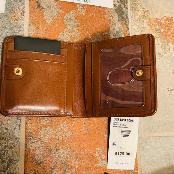 NWT!HARD TO FIND! BRAHMIN SMALL JOHANNA IN SUNRIVER KOMOD! Jane Wallet Included. - Picture 2 of 13